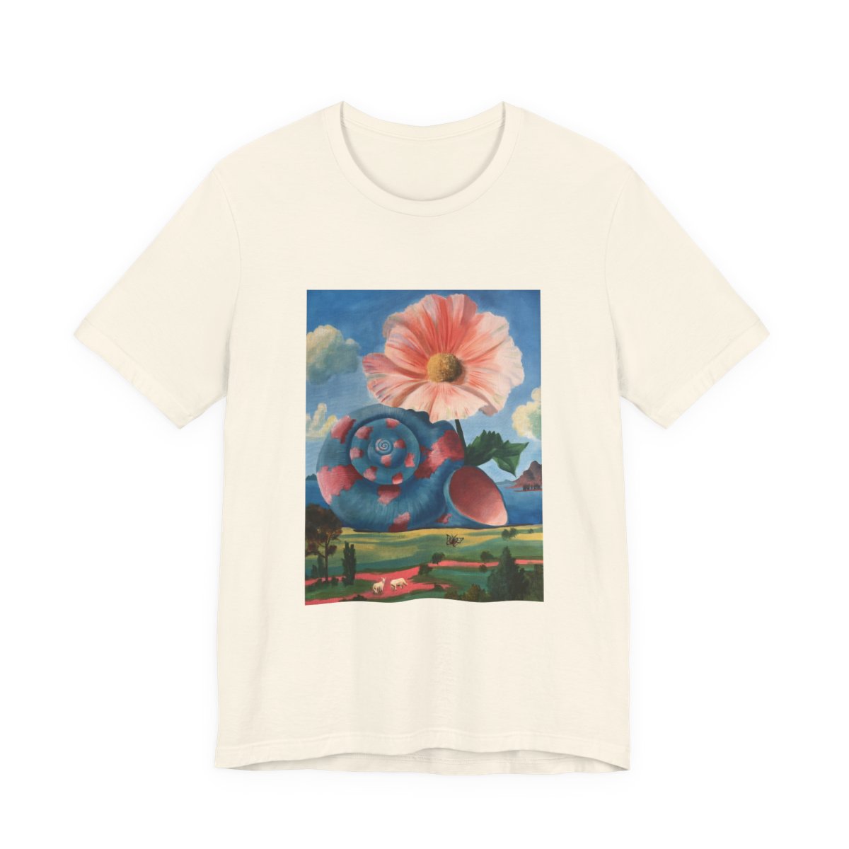 Cotton jersey tee printed with Ordinary Day