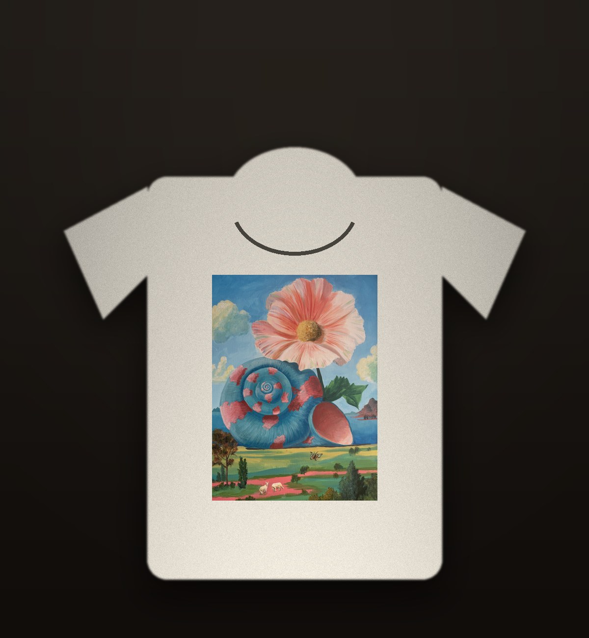 Bone tee printed with Ordinary Day